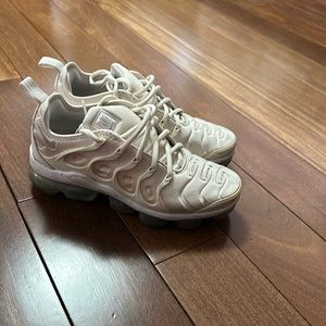 White VaporMax Plus Sneakers